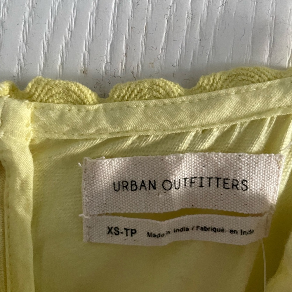 Urban Outfitters Yellow Romper 100% Cotton Size XS - Picture 7 of 10